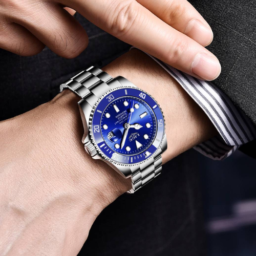 Top Brand Luxury Fashion Diver Watch Men 30ATM Waterproof Date Clock Sport Watches Mens Quartz Wristwatch Relogio Masculino